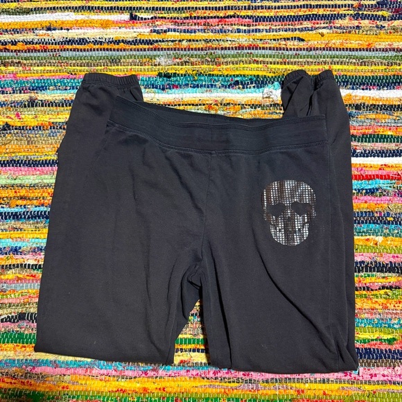 Vintage Y2K No Boundaries Skull Tapered Sweatpants – Size Medium - Picture 1 of 4